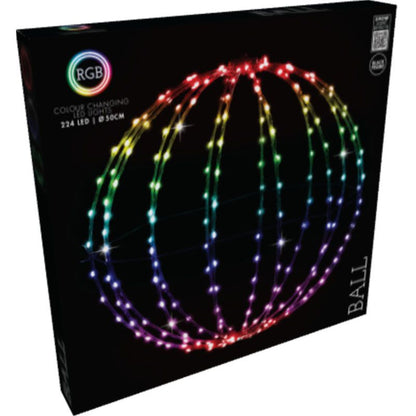 Lichtbol - Kerstverlichting - 50 Cm - Rgb Licht - 224 Led - Colour Changing - Afanaya