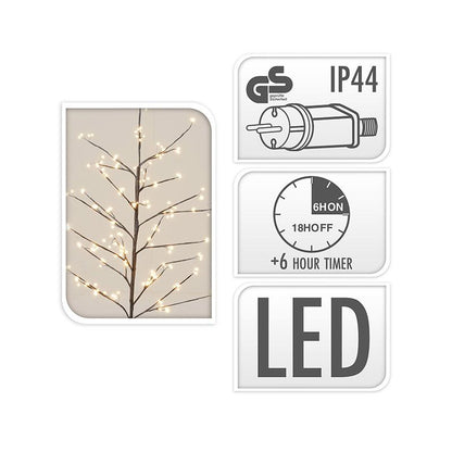 Lichtboom 120Cm - 240Led - Met Timer - Afanaya