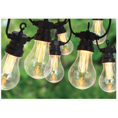 Lichtsnoer Met 10 Led Reflector Lampen - Voor Buiten - Afanaya