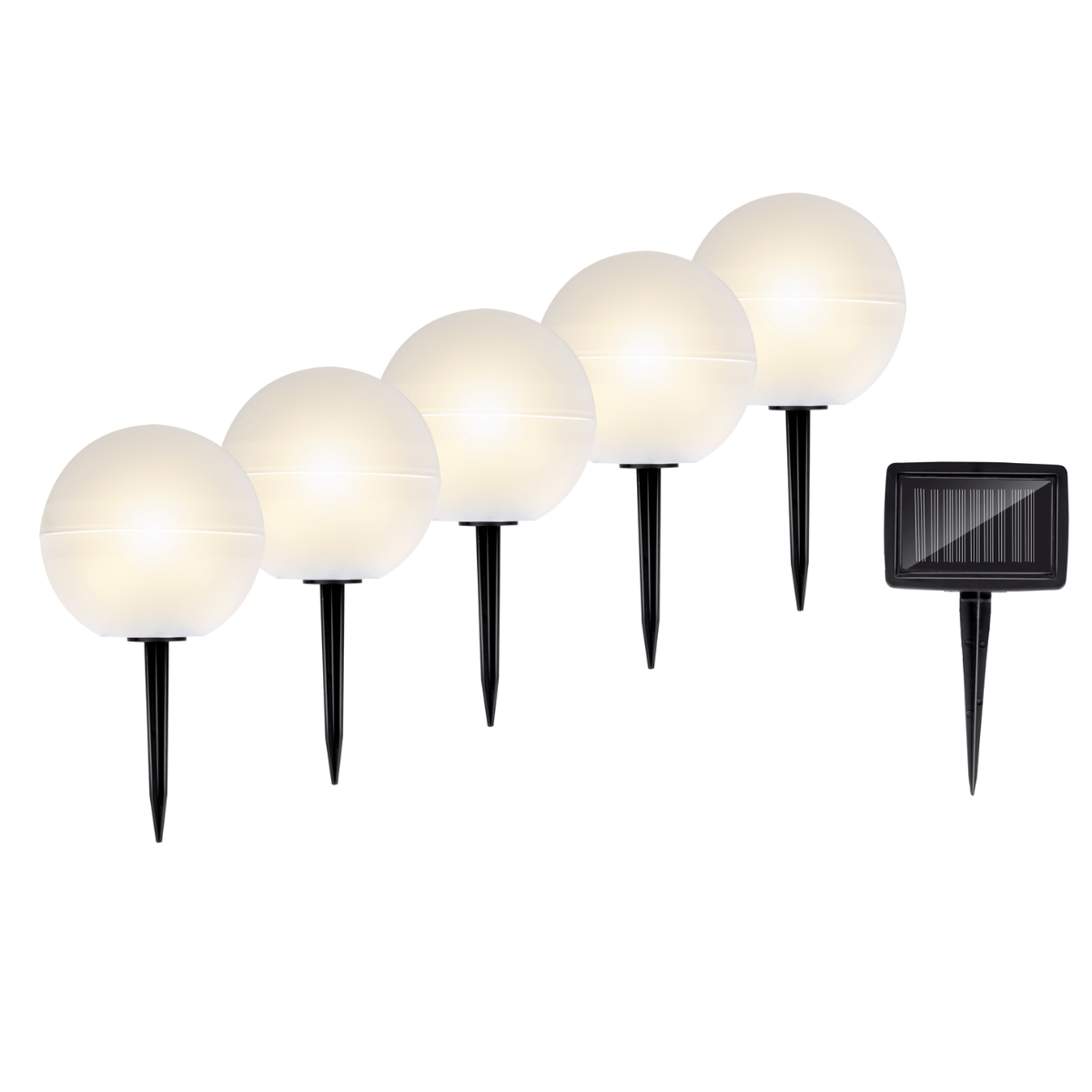 Light Solar 5 Balls Clr Change - Afanaya