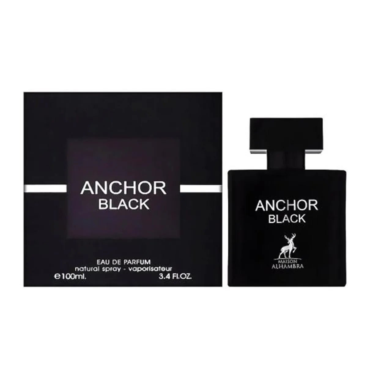 Maison Alhambra Anchor Black Eau De Parfum 100ml Spray - Afanaya