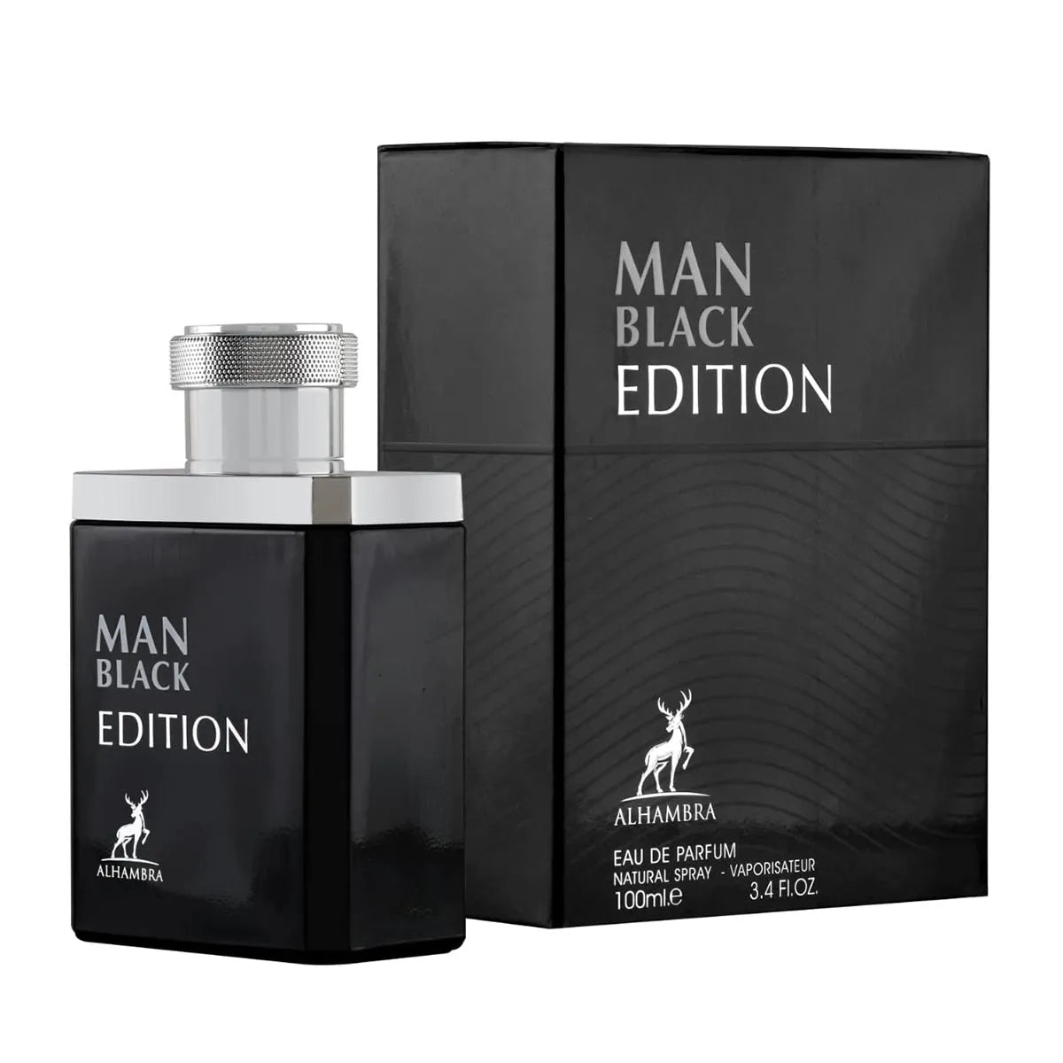 Maison Alhambra Black Man Edition Eau De Parfum 100ml Spray - Afanaya