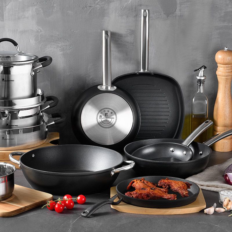 Masterpro Koekenpan Foodies Collection - Inductie - 30 Cm - Afanaya