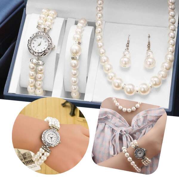 Mileya Watch Set with Jewelry Classic & Women - Afanaya