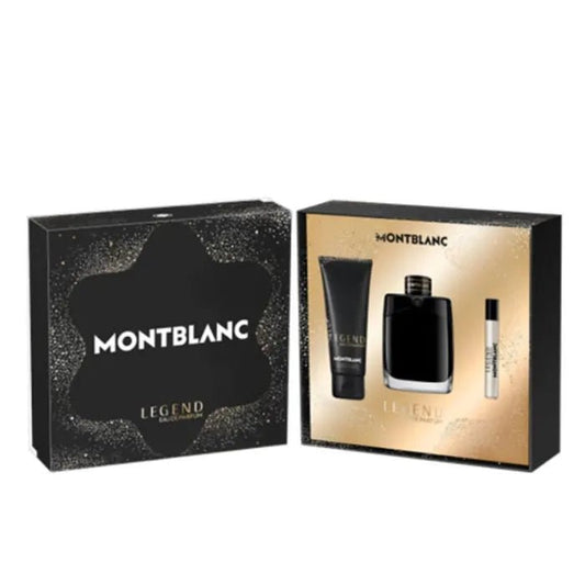 Montblanc Legend Eau De Parfum Vaporisateur 100ml Coffret 3 Produits - Afanaya