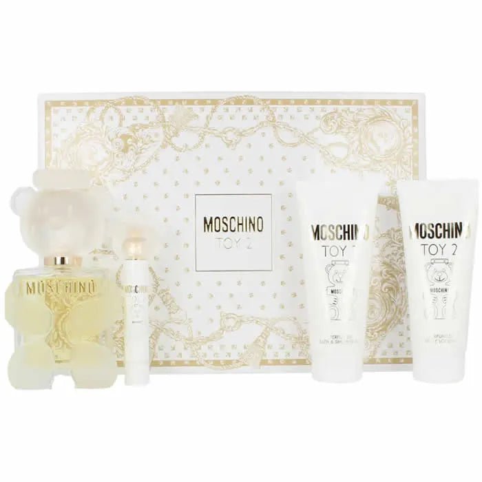 Moschino Toy 2 Eau De Parfum Spray 100ml Coffret 4 Produits - Afanaya