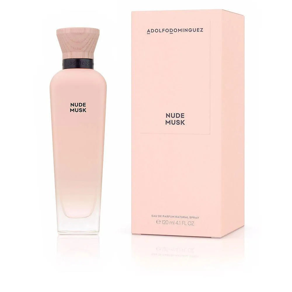 Adolfo Dominguez Nude Musk Eau de Parfum Spray 120ml Floral Musk Perfume for Women