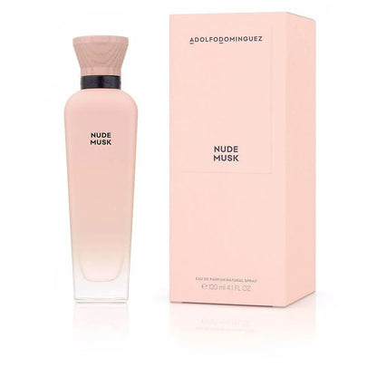 Adolfo Dominguez Nude Musk Eau de Parfum Spray 120ml Floral Musk Perfume for Women