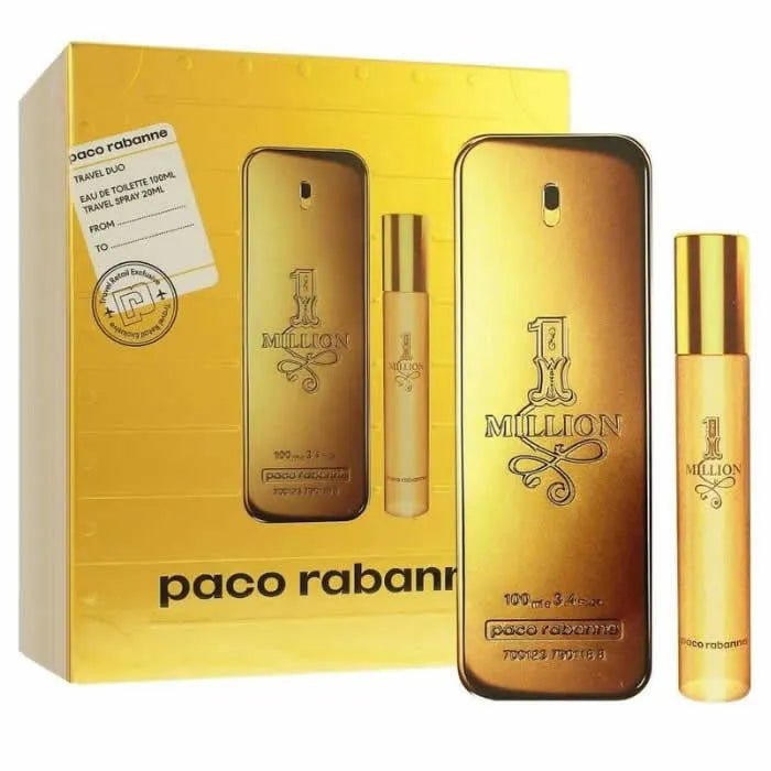 Paco Rabanne 1 Million Eau De Toilette Spray 100ml Coffret 2 Produits - Afanaya