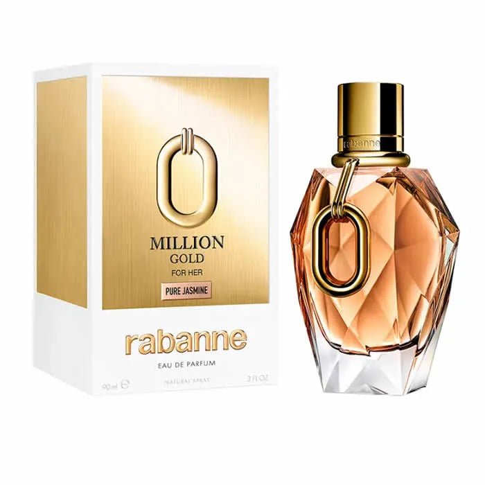 Rabanne Million Gold For Her Pure Jasmine Eau De Parfum Vaporisateur 90ml - Afanaya