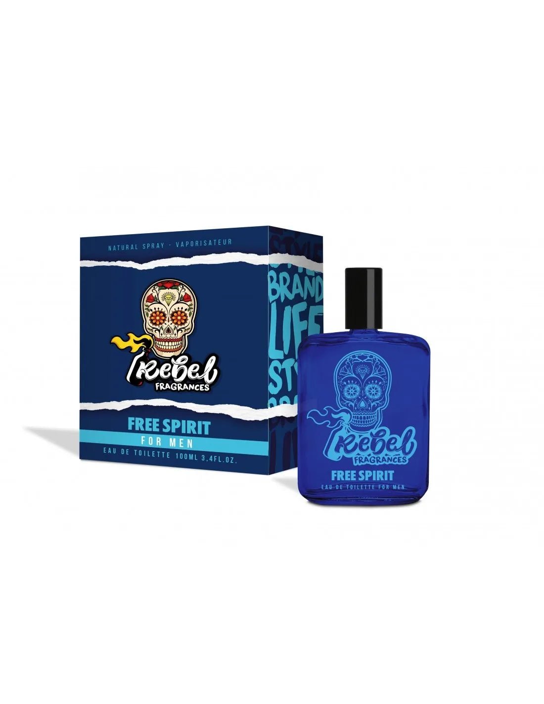 Rebel Edt 100ml Man Free Spirit - Afanaya