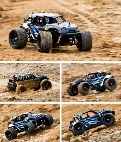 Remote Control 2.4GHz Buggy RC Fast Off - Road 36km/h with Lights 1:18 4WD - Afanaya