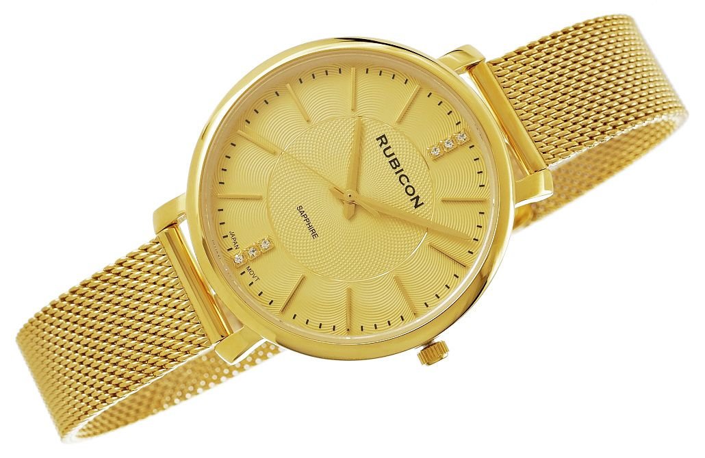 Rubicon Ladies Watch RNBE51 - 2 Elegant Women’s Stainless Steel Wristwatch - Afanaya