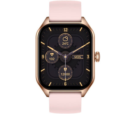 Rubicon RNCF03 - 5 Women’s Smartwatch Rose Gold Bracelet + Extra Strap - Afanaya