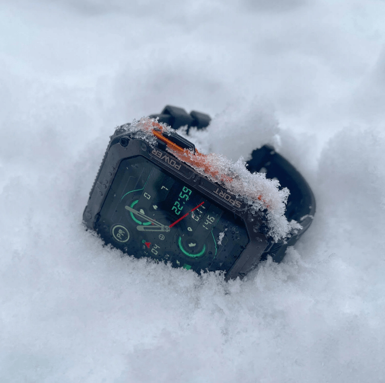 Rubicon RNCF27 Multi - Sport Men’s Smartwatch – Black/Orange - Afanaya