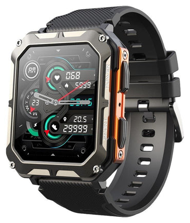 Rubicon RNCF27 Multi - Sport Men’s Smartwatch – Black/Orange - Afanaya