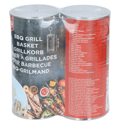 Rvs Grillmand Ø7,5 X 20,5 Cm - Afanaya