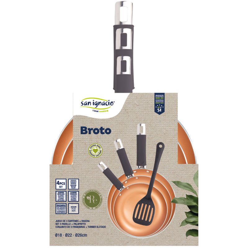 San Ignacio Koekenpannenset Broto - Inductie - Afanaya