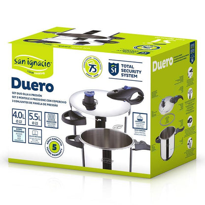 San Ignacio Snelkookpannen - 4.0 En 5.5 Liter - Rvs - Afanaya