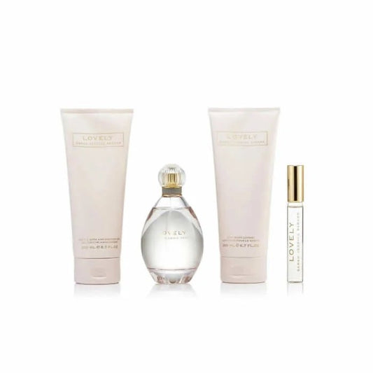Sarah Jessica Parker Lovely Eau De Parfum Spray 100ml Coffret 4 Produits - Afanaya