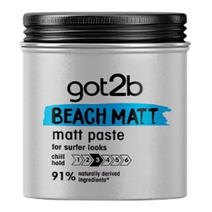 Schwarzkopf Got2b Beach Matt Paste Surfer Look 100ml - Afanaya