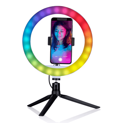 Selfie Ring Light Met Statief - Afanaya