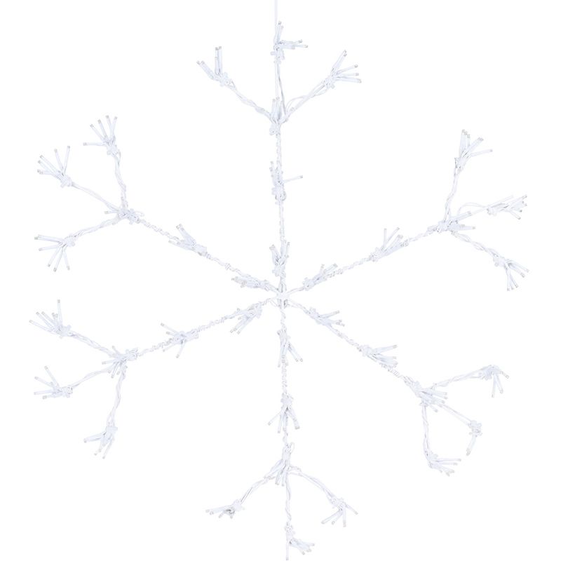 Sneeuwvlok 216Led - 60Cm - Warm Wit - Afanaya