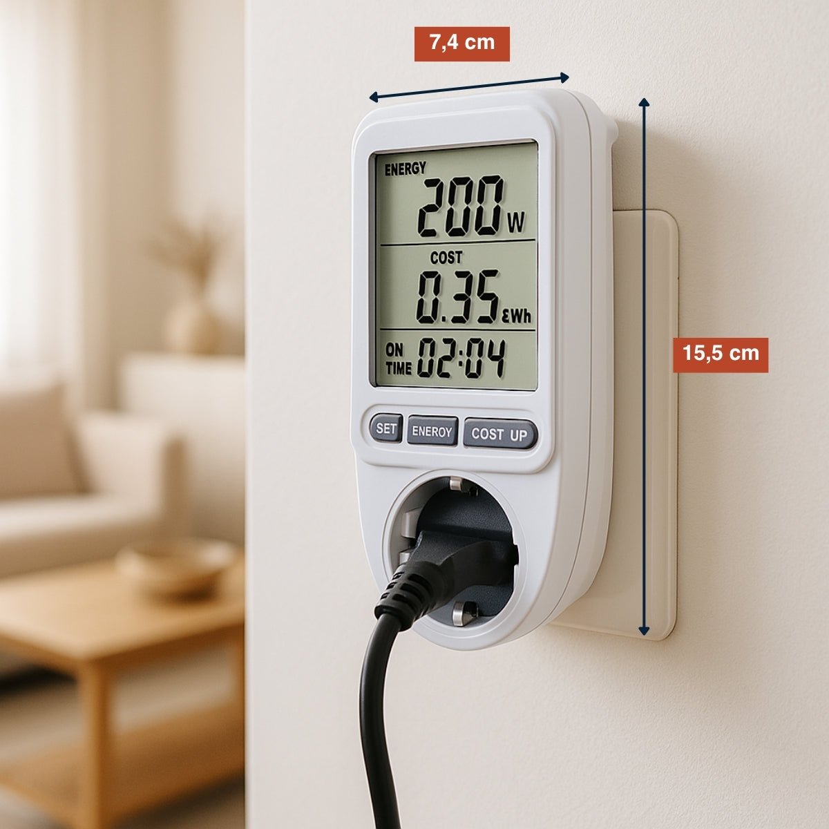 Socket Energy Monitor 230V - Afanaya