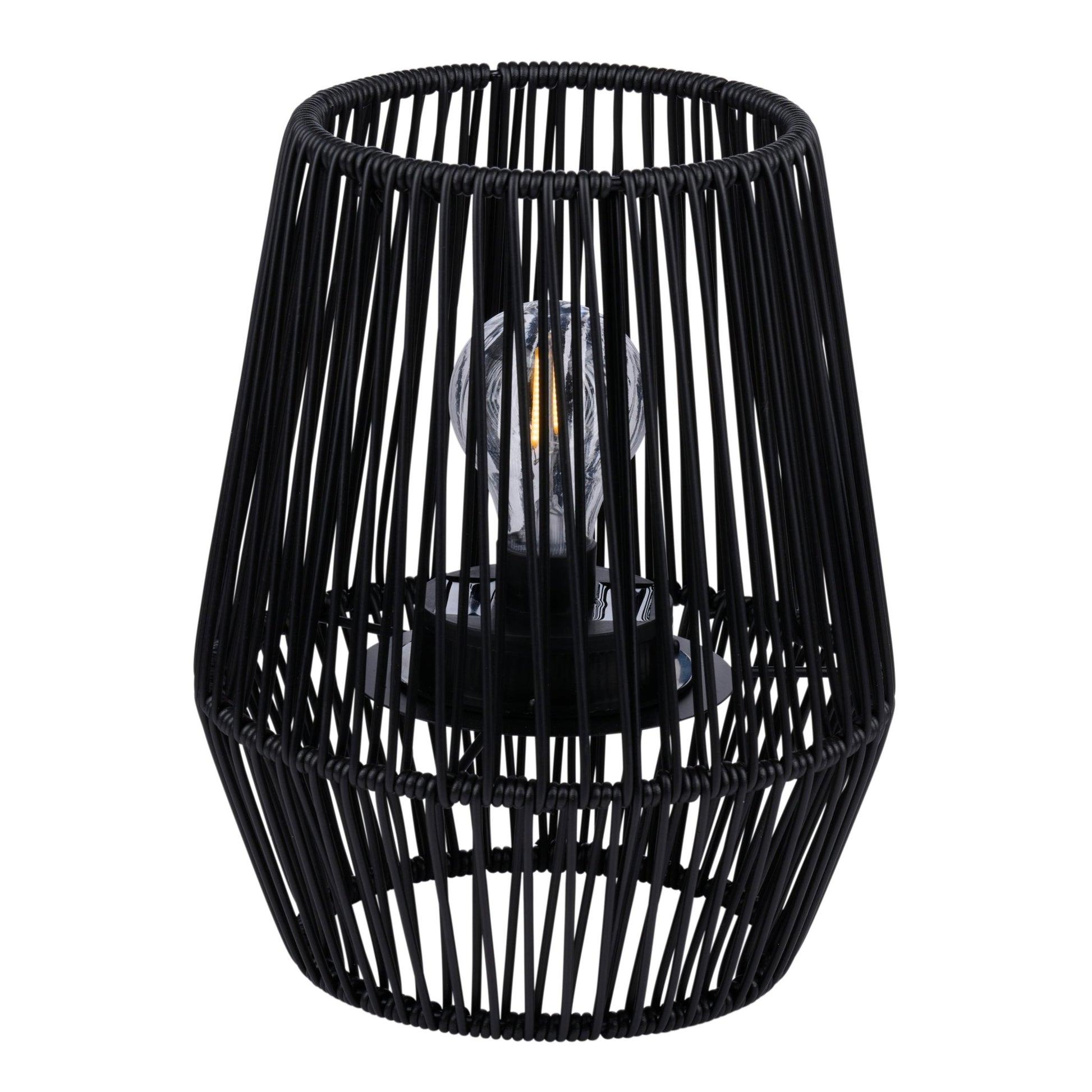 Solar Table Light Black 25Cm - Afanaya