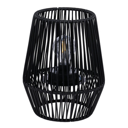 Solar Table Light Black 25Cm - Afanaya