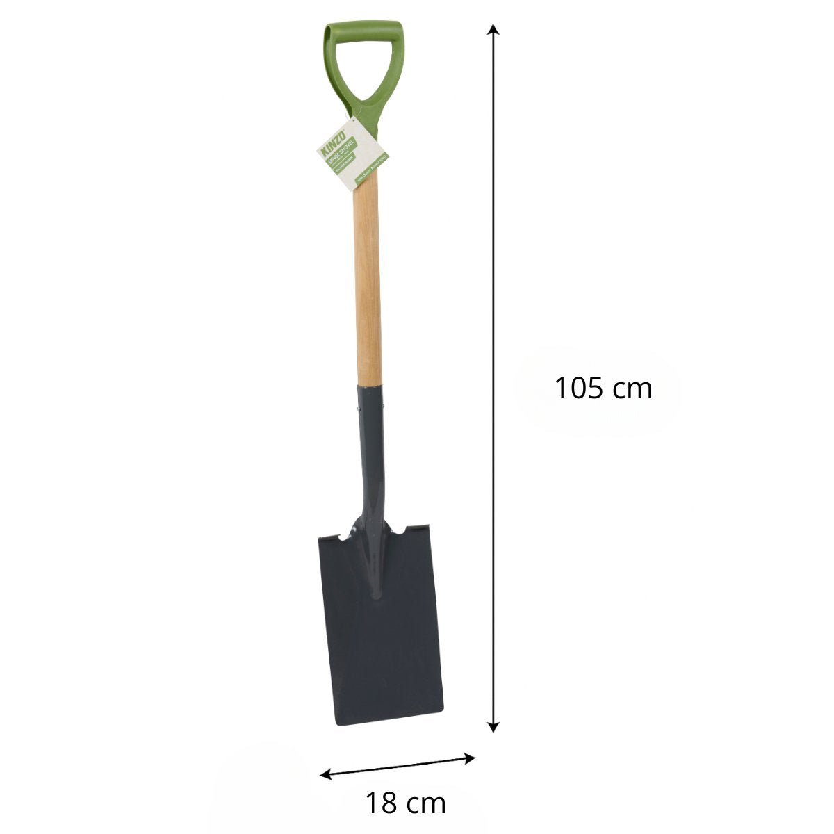 Spade Shovel 105X18X5Cm St - Afanaya