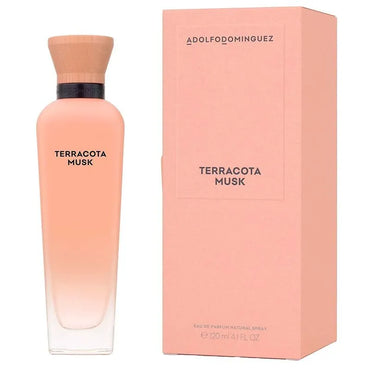 Adolfo Dominguez Terracota Musk Eau de Parfum Spray 120ml Warm Woody Musk Perfume for Women