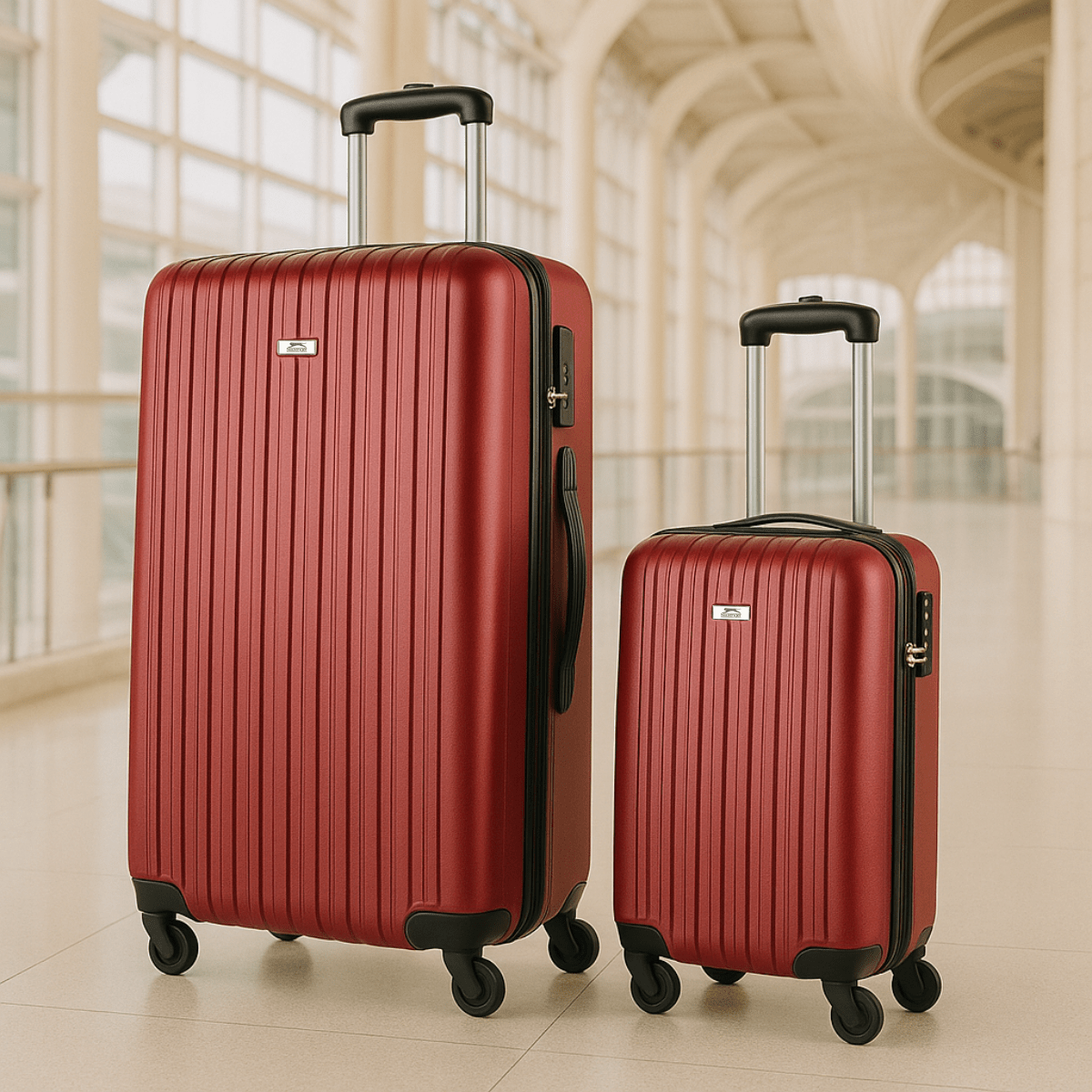 Trolley Set 2Pcs Red - Afanaya