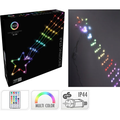 Vallende Ster - Rgb - Verlichting - 165 Cm - Afstandsbediening - Afanaya