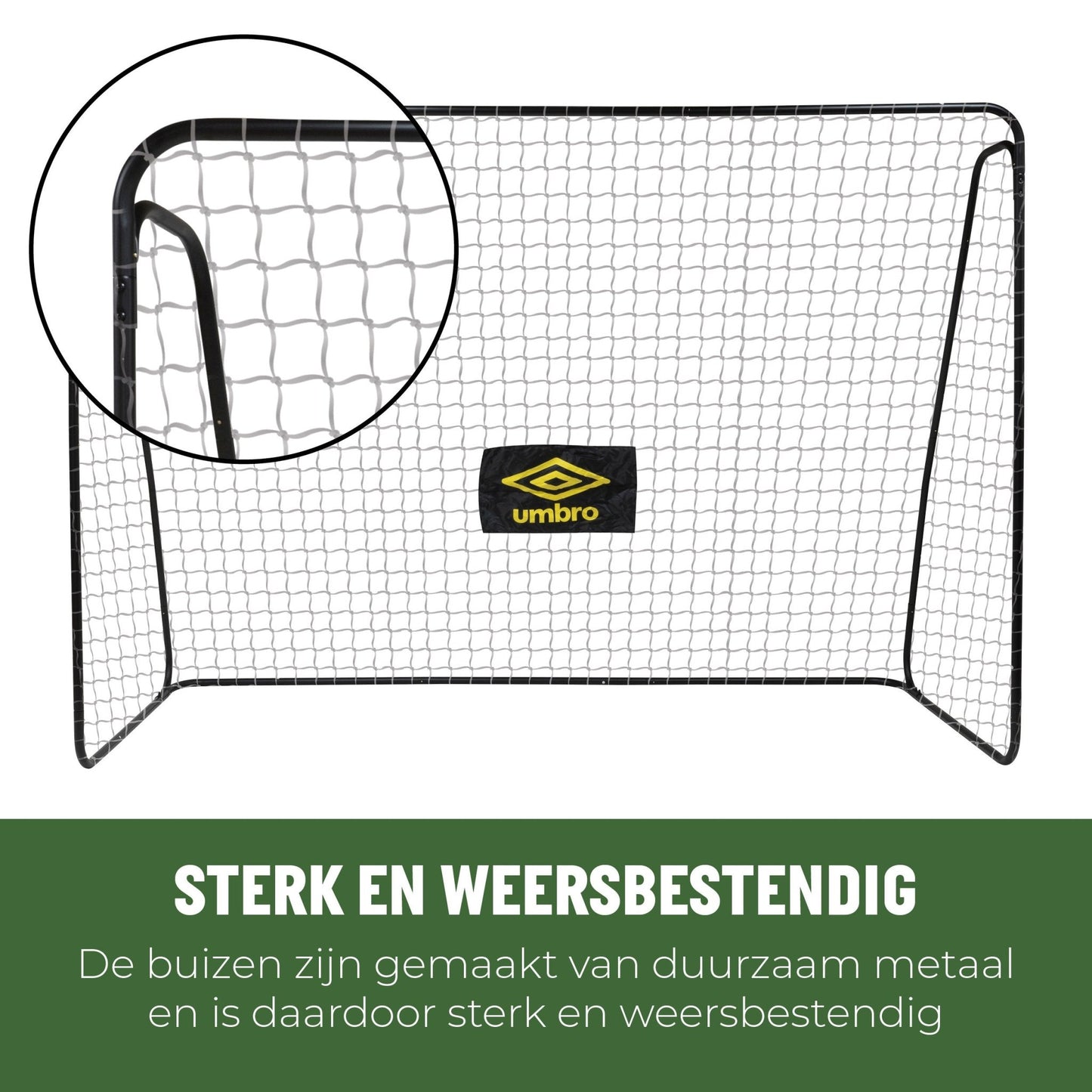 Voetbaldoel 300 X 120 X 205Cm - Afanaya