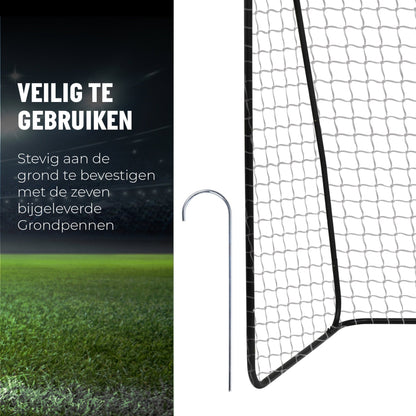 Voetbaldoel 300 X 120 X 205Cm - Afanaya