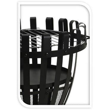 Vuurkorf Met Barbecue Grillrek - Afanaya