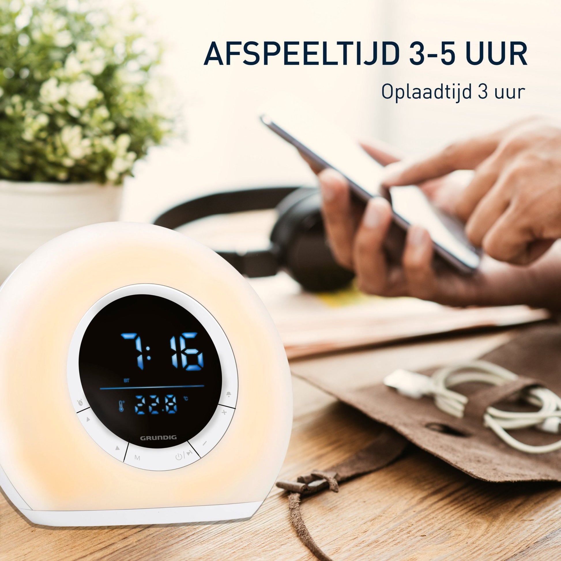 Wake - Up Light Wekker Met Radio - Afanaya