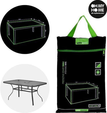 Waterproof Cover for Garden Table Outdoor Furniture Protection 165x115x80 cm - Afanaya